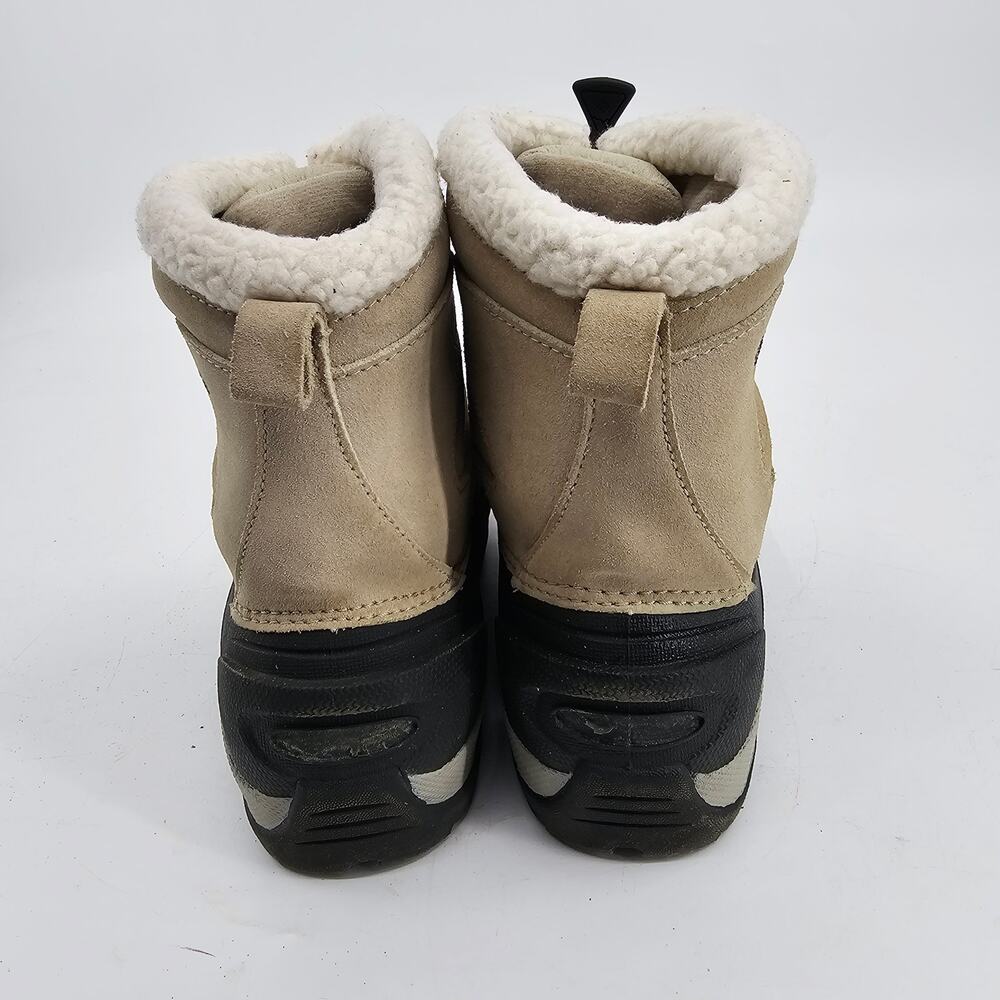 Columbia Cascadian Snowchill Suede Thermolite Winter Boots Beige Women’s Size 8 - Picture 5 of 10
